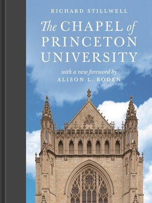 cover image of The Chapel of Princeton University